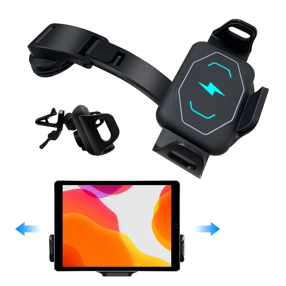 S15 Car Dashboard/Air Vent Mount Automatic Clamping Wireless Charger Phone Holder Charging Stand - 1
