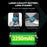 UNIWA V909T Single SIM 2.8/1.77 inch Flip Phone 2250mAh Battery 4G Cellphone with Rear Camera - Black - 5