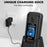 UNIWA V909T Single SIM 2.8/1.77 inch Flip Phone 2250mAh Battery 4G Cellphone with Rear Camera - Black - 6