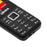 UNIWA E1802 2G Bar Phone 1800mAh Battery Function Cell Phone for Seniors and Kids - Black - 5