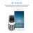 L8STAR BM10 Dual SIM Bluetooth-Compatible Mini Bar Phone 2G GSM 0.66 Inch Screen Cell Phone - Blue - 7