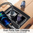 ESSAGER 30W Mini Car Charger USB-A + Type-C Dual Port Fast Charger for iPhone 12/13 - Black - 5