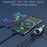 SC03 3 QC3.0 USB+2 Type-C PD Phone Fast Charging Adapter Back Clip Design Extended Car Charger - 2