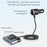 SC03 3 QC3.0 USB+2 Type-C PD Phone Fast Charging Adapter Back Clip Design Extended Car Charger - 4