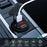 ZH-1427A2 Waterproof QC3.0 Fast Charging Plug Adapter Dual USB Port Car Charger with Digital Display Screen - 2