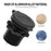 ZH-1427A2 Waterproof QC3.0 Fast Charging Plug Adapter Dual USB Port Car Charger with Digital Display Screen - 7