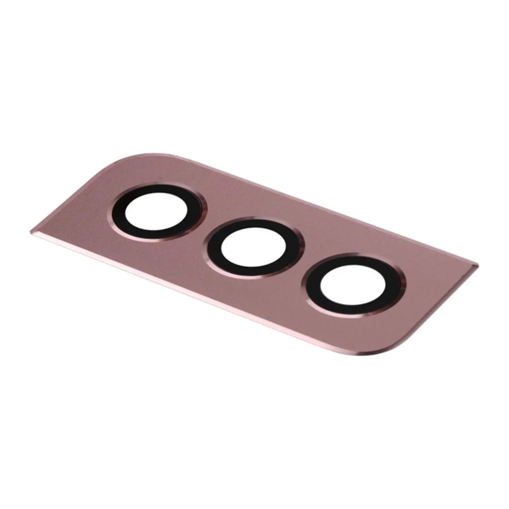 For Samsung Galaxy S21+ 5G G996 OEM Phone Rear Camera Rim Lens Cover (without Logo) - Pink - 3