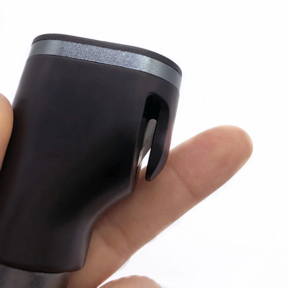 Dual USB Car Charger Digital Display Car Charging Socket Safety with Seatbelt Cutter Hammer Glass Window Breaker - 4