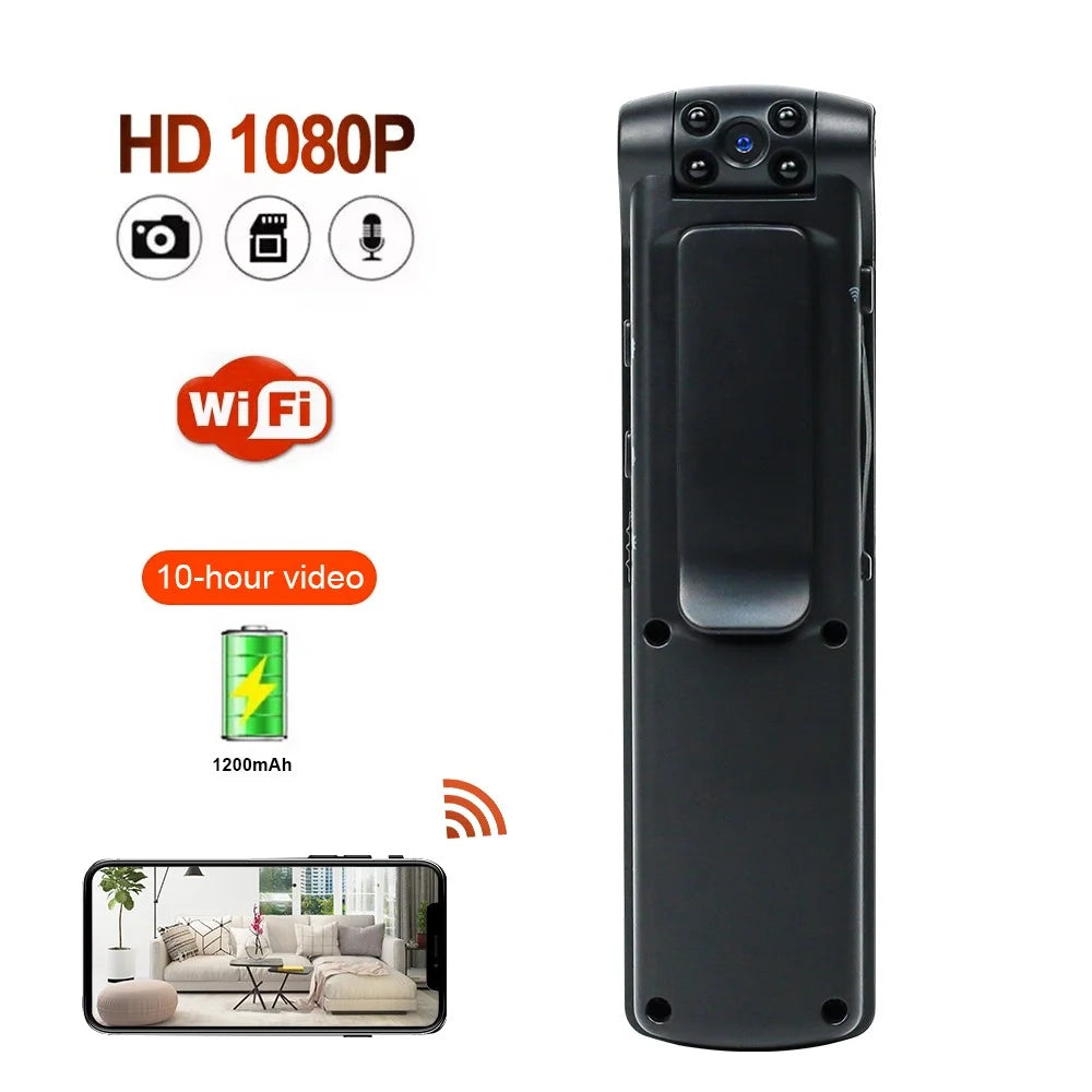 L01 Mini Pocket Camera Portable HD 1080P Camera Law Enforcement Recorder Sports DV Camera with Back Clip - 2