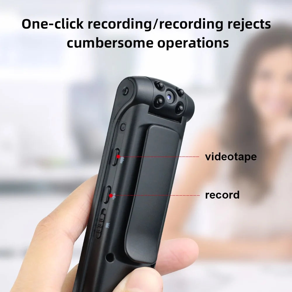 L01 Mini Pocket Camera Portable HD 1080P Camera Law Enforcement Recorder Sports DV Camera with Back Clip - 3