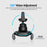 X15 Smart Sensor Wireless Car Charger Phone Mount Fast Charging Car Charger for iPhone 14 / 13 / 12 Series - 4