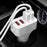 K2 4 USB Ports Car Charger PC+ABS Mobile Phone Tablet Charging Power Adapter (CE Certified) - 5