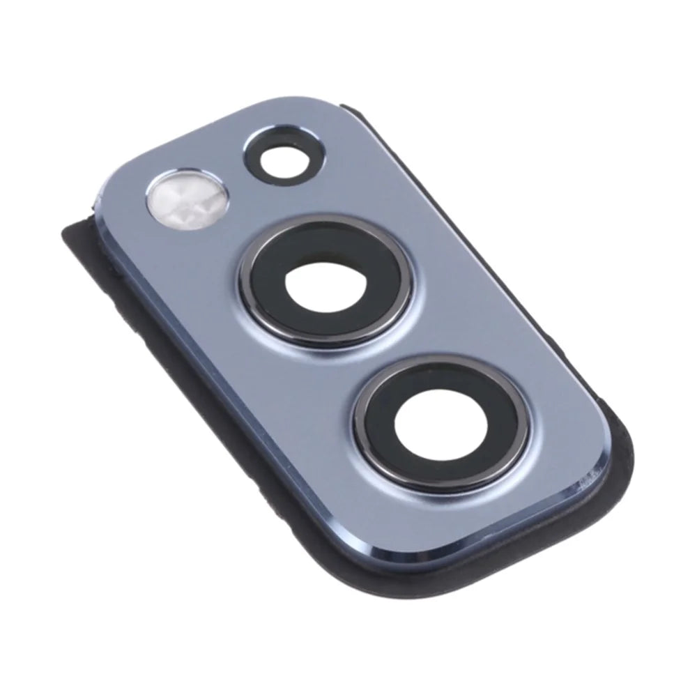 For OnePlus Nord 2 5G OEM Back Camera Lens Ring Cover with Glass Lens (without Logo) - Grey - 1