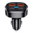 REMAX RCC329 DUKE Series 75W Phone Fast Charging Car Charger 2 USB + 2 Type-C Power Adapter with Indicator Light - 1