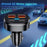 REMAX RCC329 DUKE Series 75W Phone Fast Charging Car Charger 2 USB + 2 Type-C Power Adapter with Indicator Light - 2