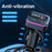 CS3 USB+USB-C 66W Car Charger MP3 Player Bluetooth-compatible FM Transmitter Car Charger with 3 Charging Cables - 6