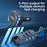 CS11 Multi-Port Rear Seat Extended Car Charger Super Fast Car Charger Support Bluetooth-compatible MP3 Play, FM Transmitter - 3