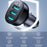 JOYROOM CCD03 3.4A 3 USB Ports Phone Fast Charging Adapter PC+ABS Voltage Digital Display Car Charger - 3