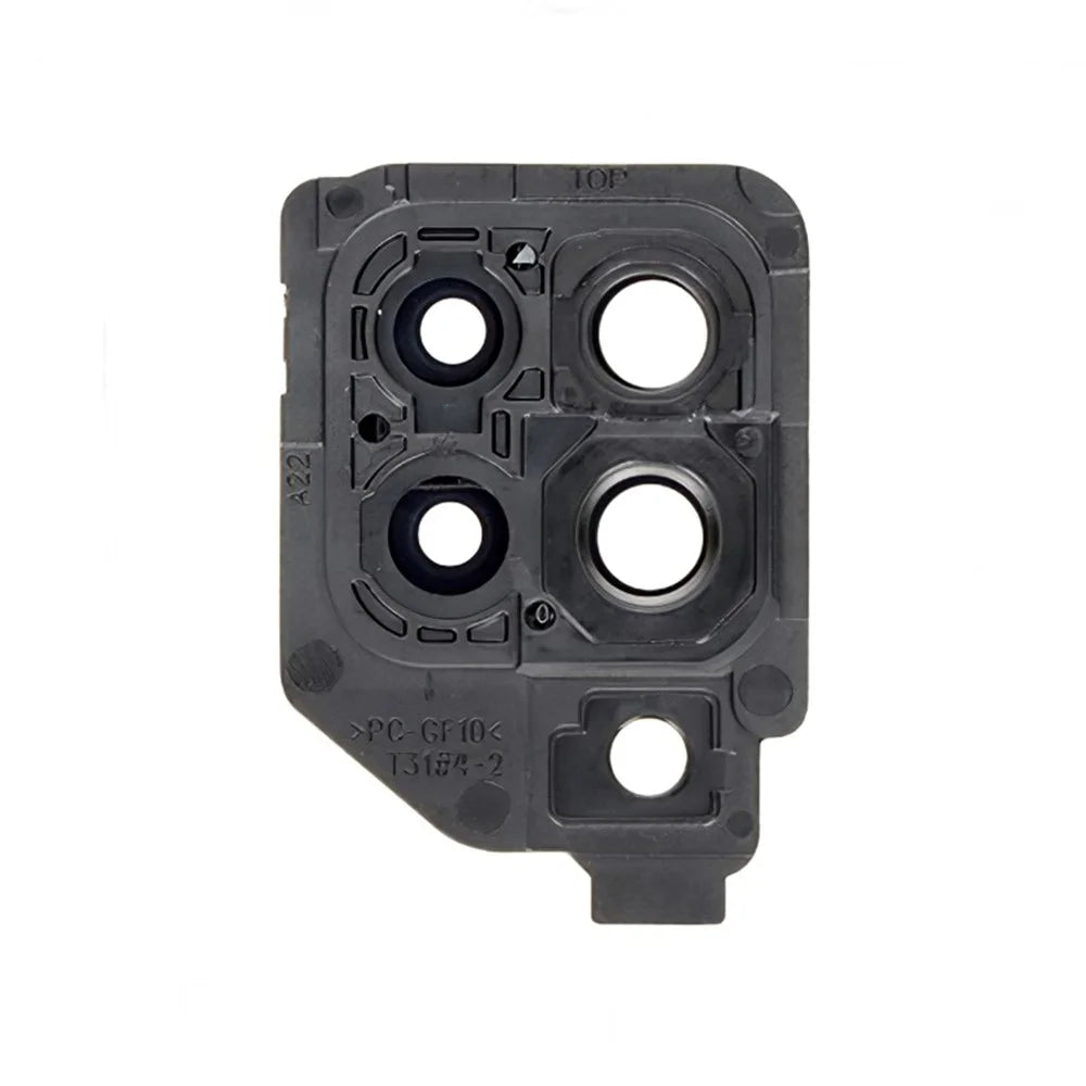 For Samsung Galaxy A22 4G (EU Version) A225 OEM Back Rear Camera Rim Lens Cover Replacement Part (without Logo) - Black - 2