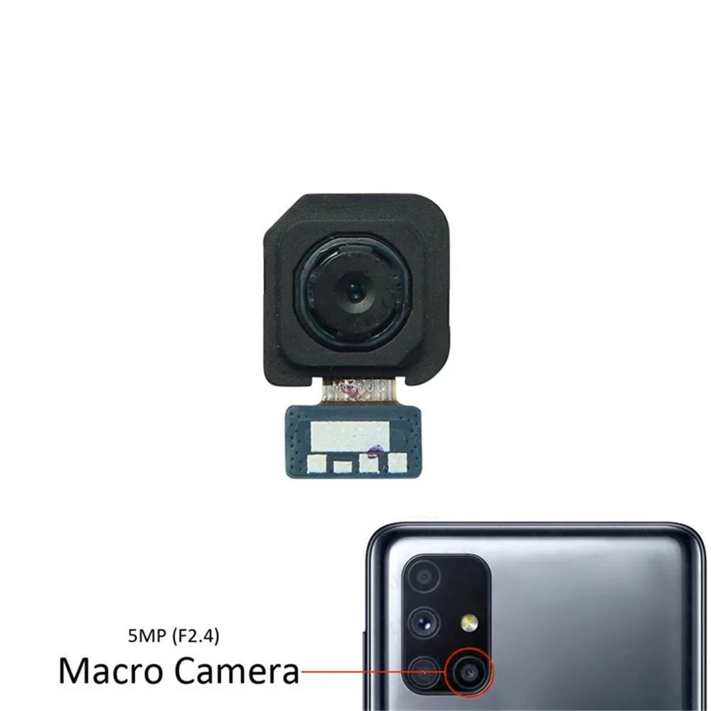 For Samsung Galaxy M51 M515 OEM Rear Big Back Camera Part 5 MP, f / 2.4 Macro Camera Module (without Logo) - 2