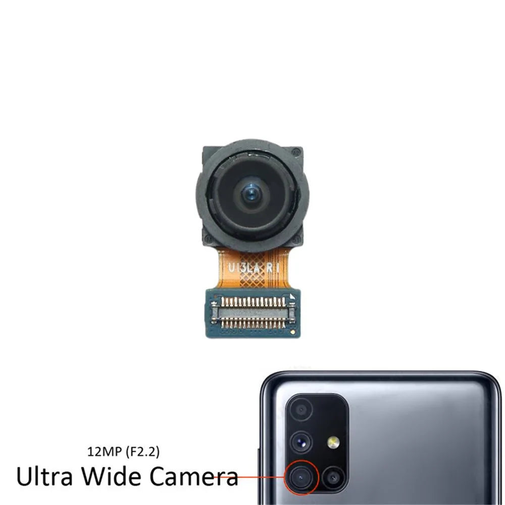 For Samsung Galaxy M51 M515 OEM Rear Big Back Camera Part 12 MP, f / 2.2, 123 Degree Ultrawide Camera Module (without Logo) - 2