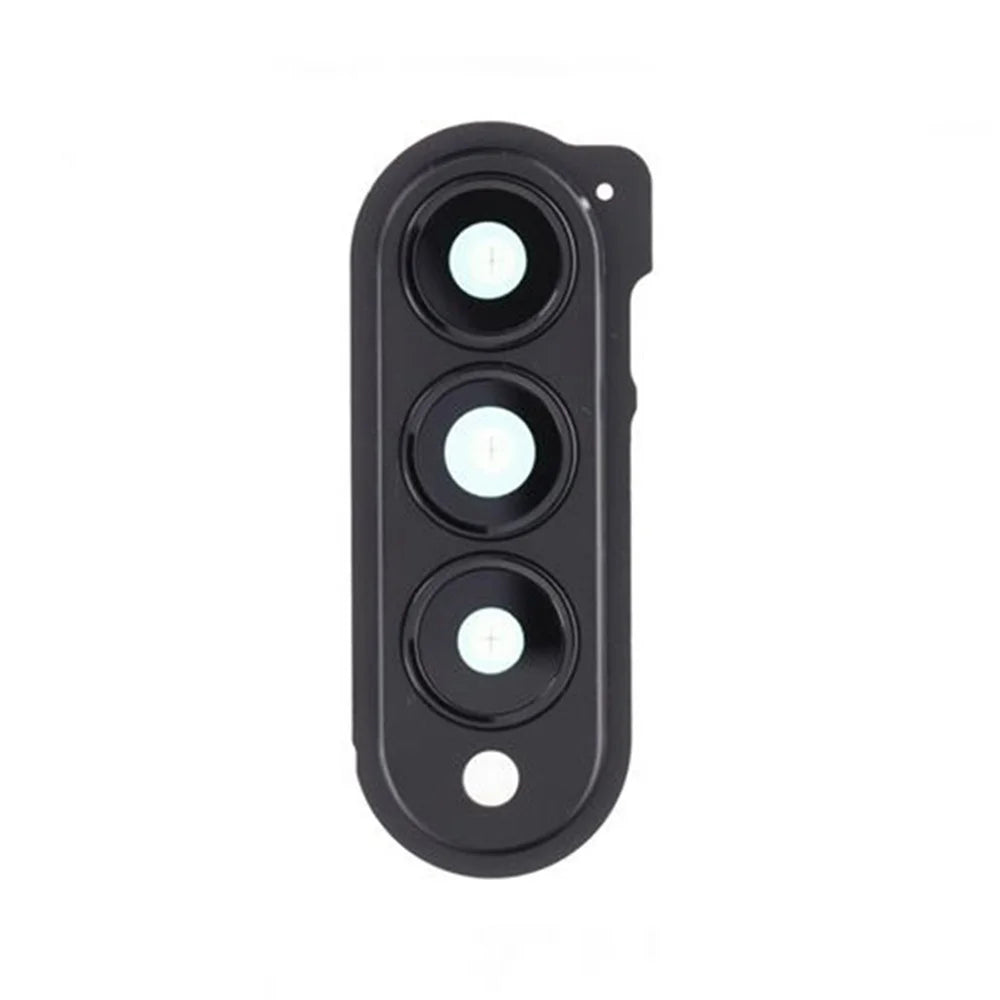 For Samsung Galaxy Z Fold4 5G F936 OEM Back Camera Lens Ring Cover with Glass Lens (without Logo) - Black - 1
