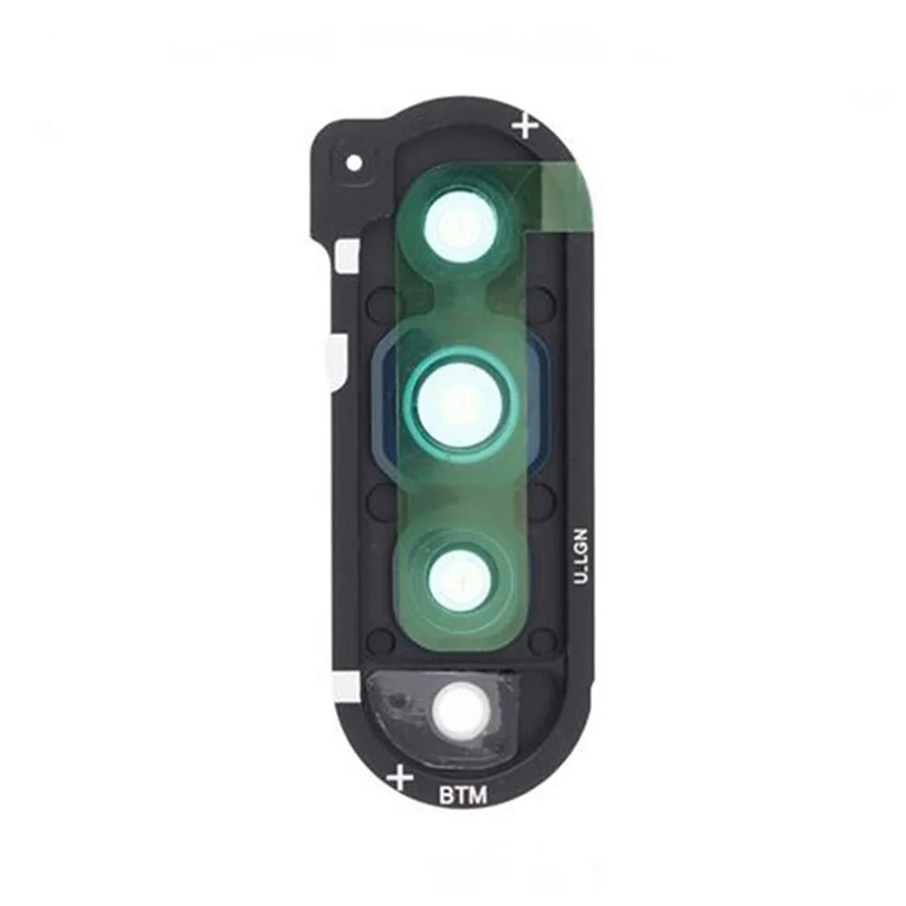For Samsung Galaxy Z Fold4 5G F936 OEM Back Camera Lens Ring Cover with Glass Lens (without Logo) - Black - 2