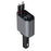 X16 100W Super Fast Charging Car Charger 180-Degree Rotating Adapter with Retractable Type-C / iP Cable - 1