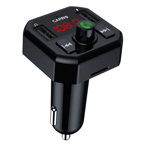 X9 Car MP3 Player Automatic Power-off Memory Bluetooth-compatible Call FM Transmitter with Dual USB Ports - 1