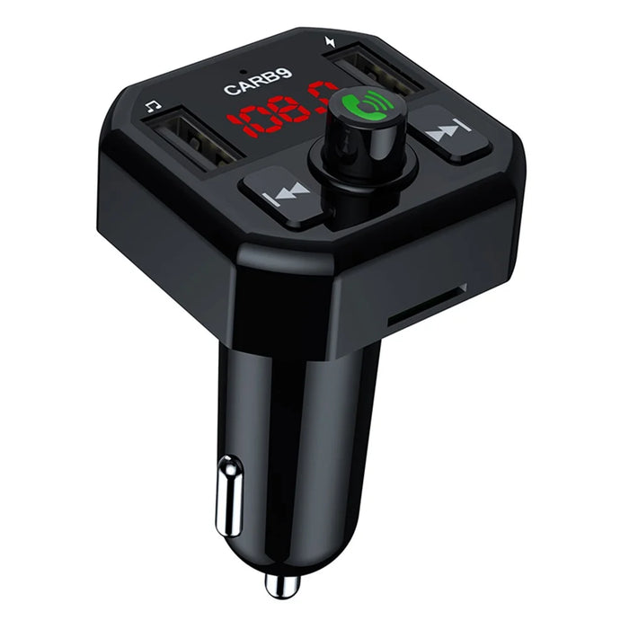 X9 Car MP3 Player Automatic Power-off Memory Bluetooth-compatible Call FM Transmitter with Dual USB Ports - 1