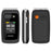 UNIWA V202T 4G Dual SIM Flip Phone for Seniors Dual Screens Basic Cell Phone with SOS Button Wireless FM Radio - Black / Language Pack 1 - 1