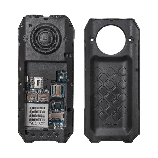 UNIWA M6000 2.4-Inch 2G 4-SIM Cards Ultra Long Standby Cell Phone with Power Bank Function - Black - 2