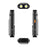 UNIWA M6000 2.4-Inch 2G 4-SIM Cards Ultra Long Standby Cell Phone with Power Bank Function - Black - 3