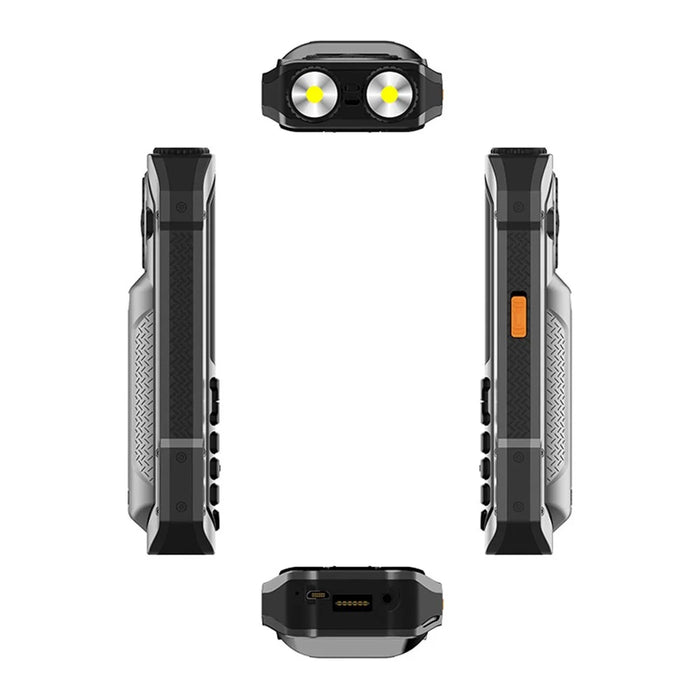 UNIWA M6000 2.4-Inch 2G 4-SIM Cards Ultra Long Standby Cell Phone with Power Bank Function - Black - 3