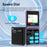 SERVO IP15 Flip Foldable 2G Phone 2.4 inch HD Screen - Black / Language 1 - 3