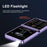 SERVO IP15 Flip Foldable 2G Phone 2.4 inch HD Screen - Black / Language 1 - 5