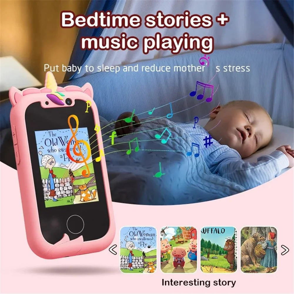 KP06 Kids Camera 24MP HD Digital Selfie Camera Toys for Kids Children Portable Video Camera - Pink - 7