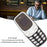 BM10 Dual SIM 0.66-inch Mini Mobile Phone 2G GSM Cellphone with Ear Hook - Black Gold - 2