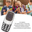 BM10 Dual SIM 0.66-inch Mini Mobile Phone 2G GSM Cellphone with Ear Hook - Black Gold - 5