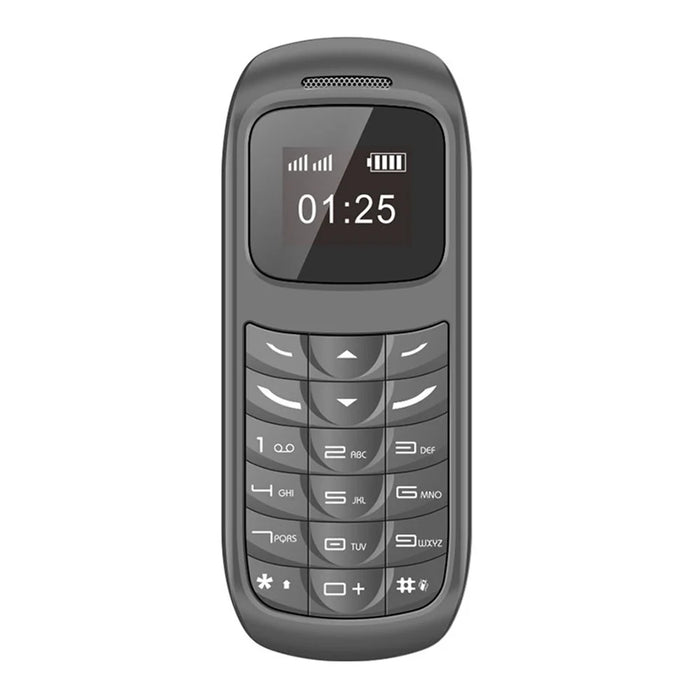 BM70 Dual SIM 0.66-inch Mini Bar Phone 2G GSM Mobile Phone - Grey - 1