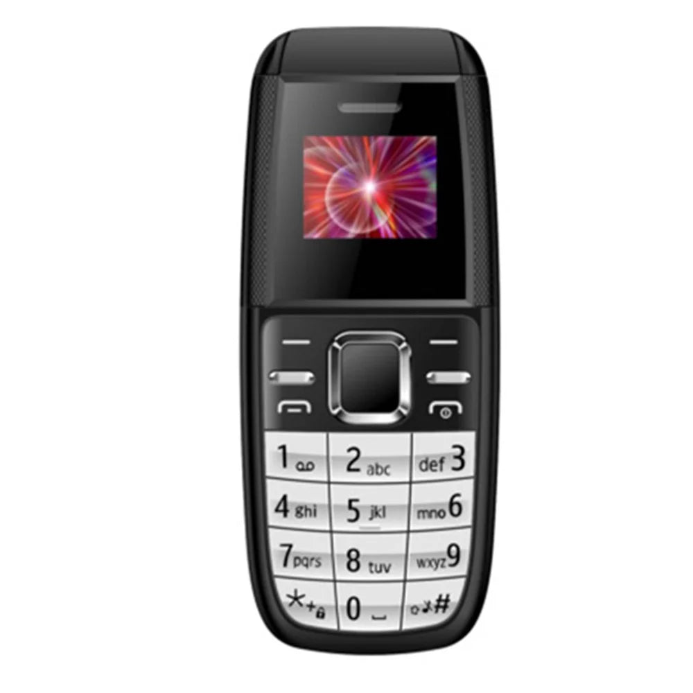 BM200 Dual SIM Dual Standby Mini 0.66-inch Mobile Phone 2G GSM Spare Cellphone - Black - 1