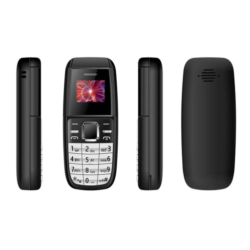 BM200 Dual SIM Dual Standby Mini 0.66-inch Mobile Phone 2G GSM Spare Cellphone - Black - 2
