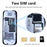 BM222 0.66-Inch Mini Dual SIM Standby Phone Portable Bar Phone - Black / Red - 2
