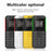 BM222 0.66-Inch Mini Dual SIM Standby Phone Portable Bar Phone - Black / Red - 6
