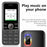 BM333 1.54-Inch Dual SIM Standby Cell Phone Portable Mini Bar Phone - Blue - 3