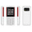 BM5310 1.33-Inch Mini Triple SIM Standby Bar Phone Portable 2G Cell Phone - White / Red - 1