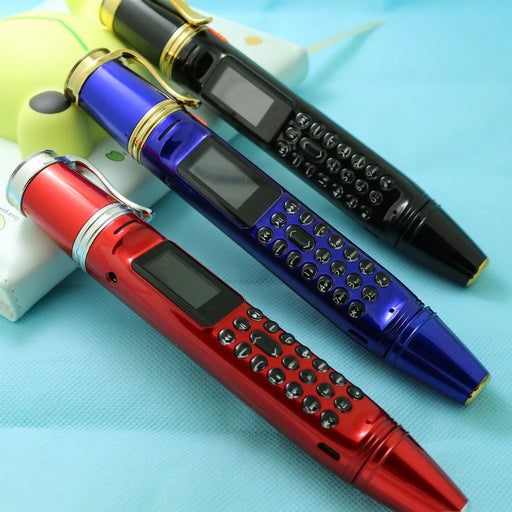 BM111 0.96-inch Pen Shape Mini Cellphone Dual SIM Dual Standby Mobile Phone - Red - 2