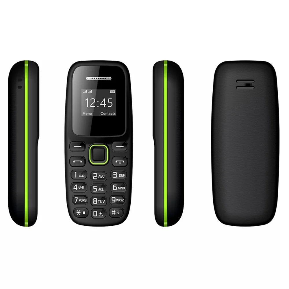 BM310 0.66-inch Screen 2G GSM Mobile Phone Dual-SIM Mini Bar Phone - Black - 1
