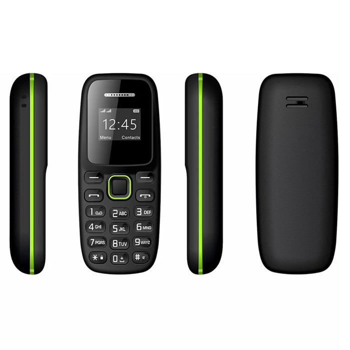 BM310 0.66-inch Screen 2G GSM Mobile Phone Dual-SIM Mini Bar Phone - Black - 1