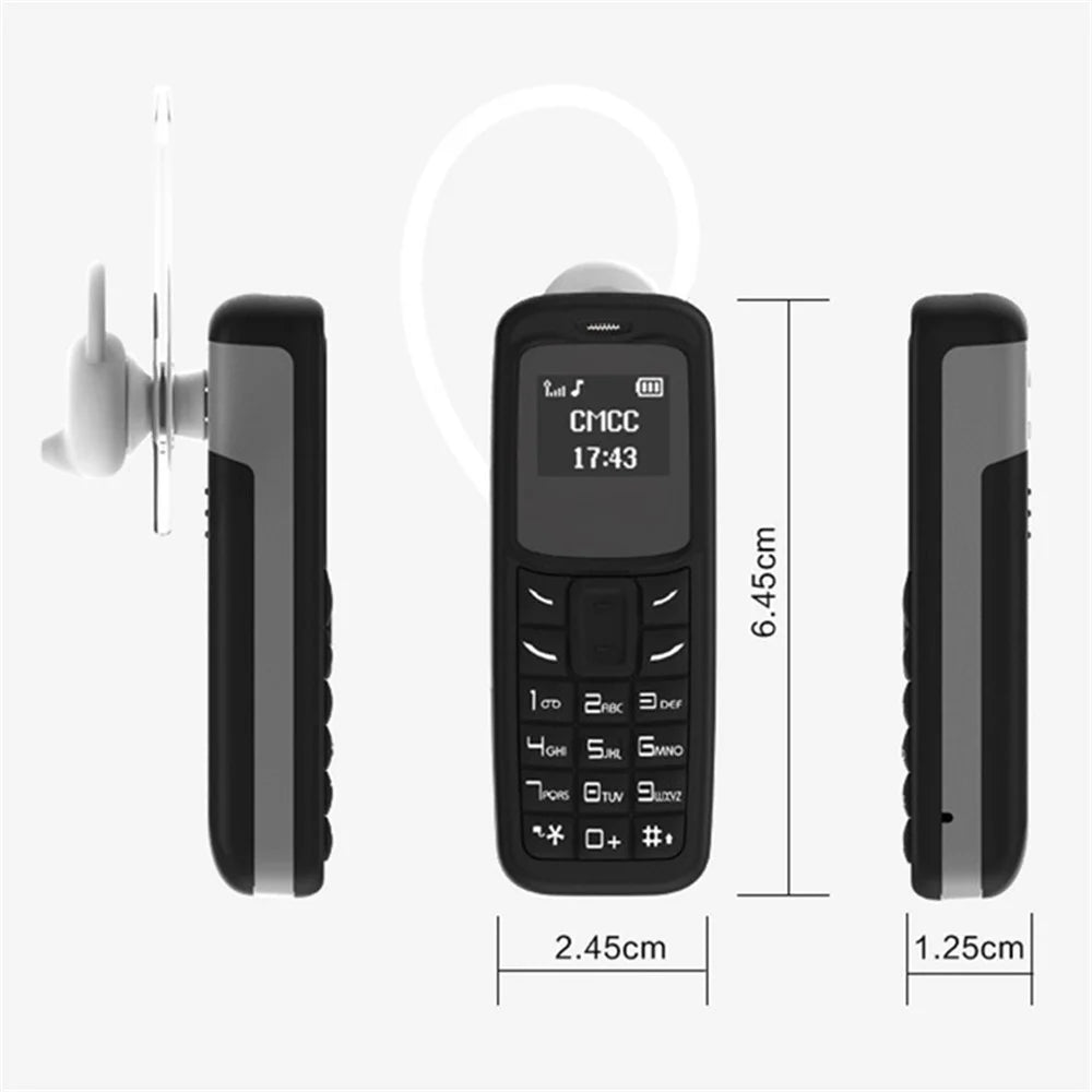 BM30 0.66-inch Screen Senior Mini Bar Phone Single-SIM 2G Cell Phone - Red - 5